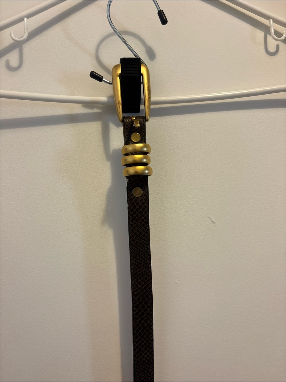 Leatherock Vintar Women’s Brown Leather Strap with Gold-Tone Buckle